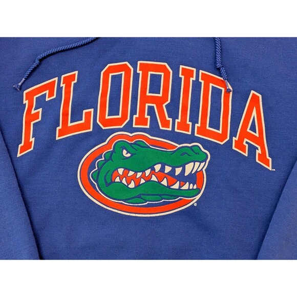 Champion University of Florida UF Gators Hoodie Men Medium Blue Pullover NCAA - Picture 3 of 5